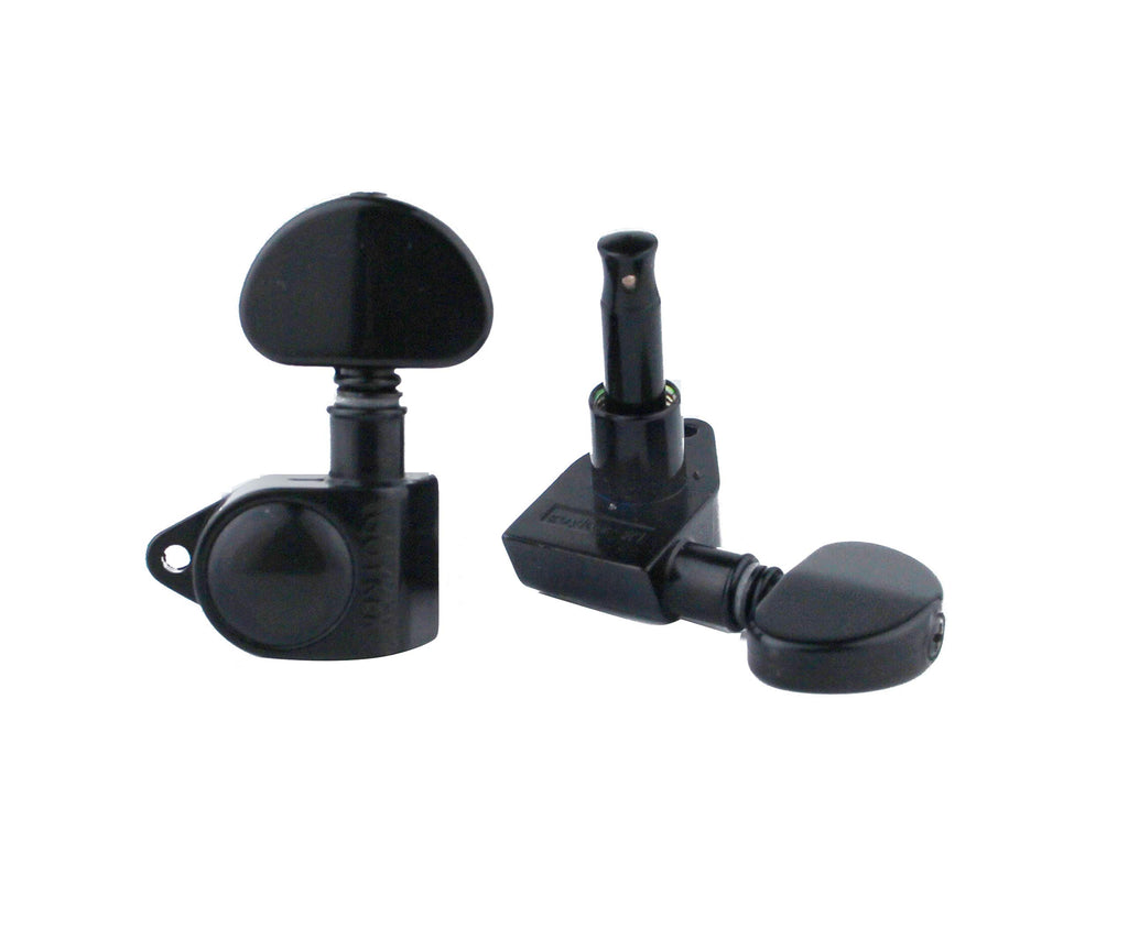 Guitar Machine Heads 3L + 3R Black P6947