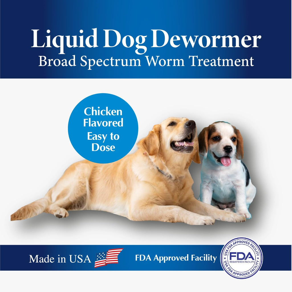 Broad Spectrum Dog Dewormer Treatment 120ml Banana Flavour P7679