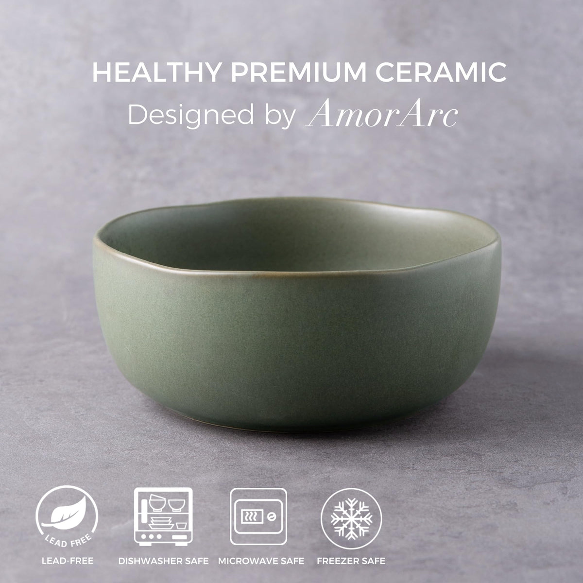 28oz Stoneware Cereal Bowls Set of 4 A605