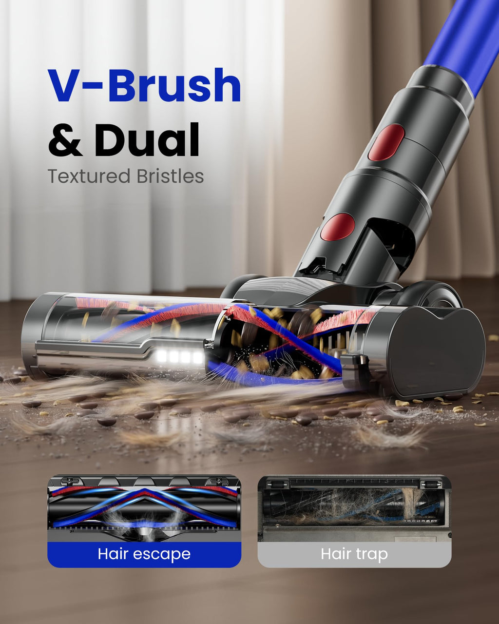 650W 60KPA Cordless Stick Vacuum Cleaner W401
