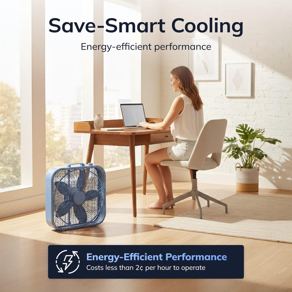 20" 3-Speed Weather-Resistant Box Fan C454