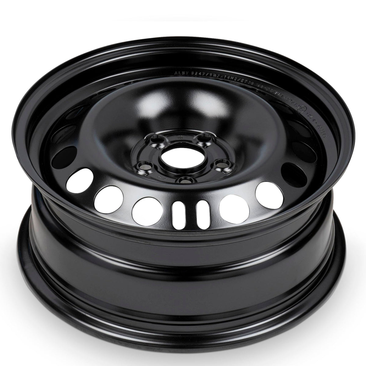 16 Inch Black Painted Steel Rim X80927
