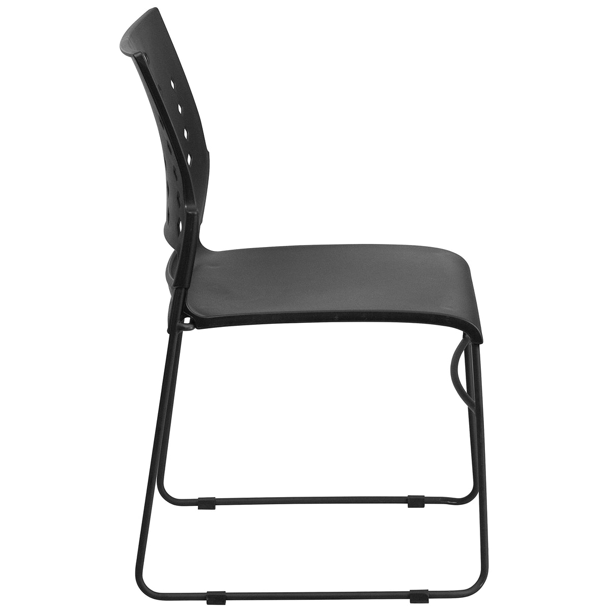 Black Stacking Chairs Set of 5 S2161