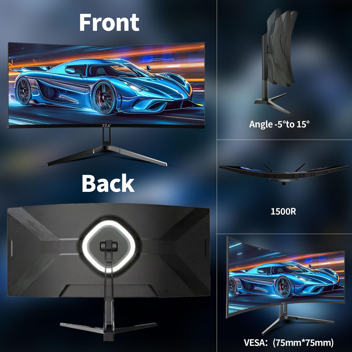 34 Inch Curved Ultrawide Gaming Monitor 240Hz WQHD O44502