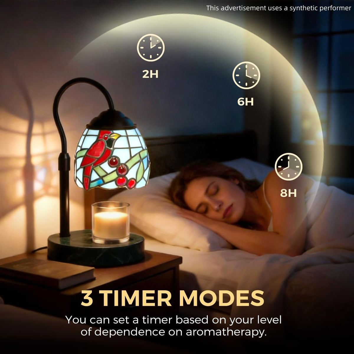 Candle Warmer Lamp with 2 Bulbs C883