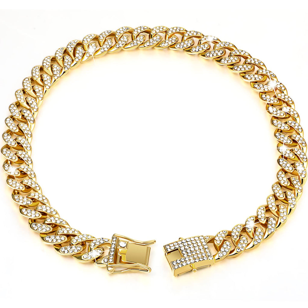 Gold 8 Inch Dog Collar A1868