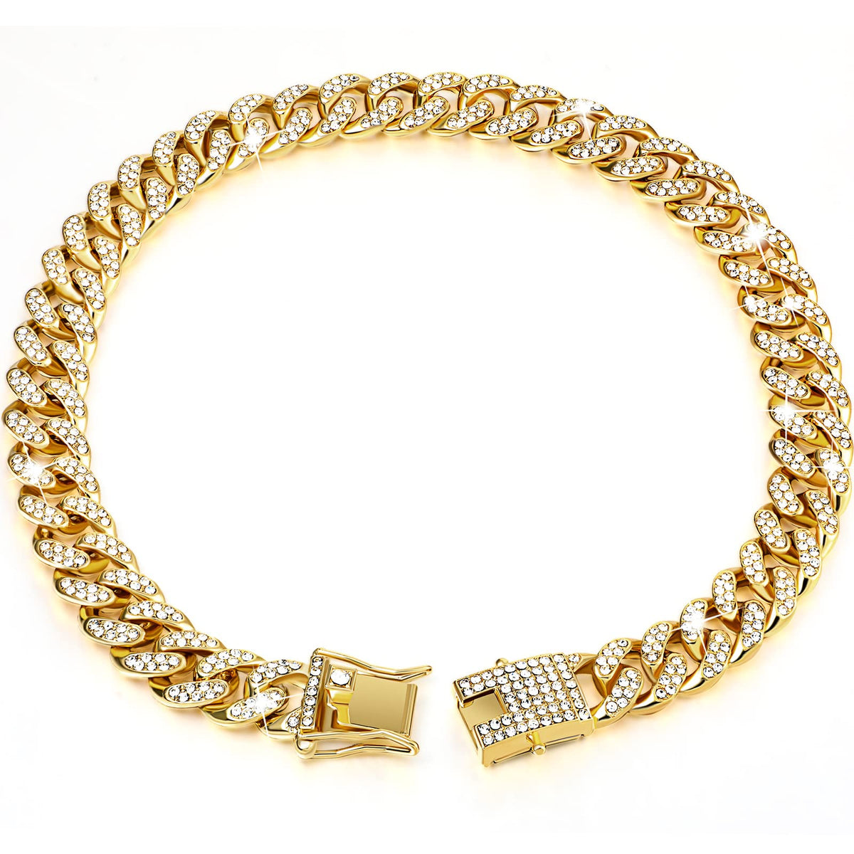 Gold 8 Inch Dog Collar A1868