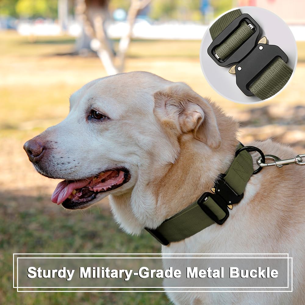 Tactical Dog Collar with Name and Phone Number P82910
