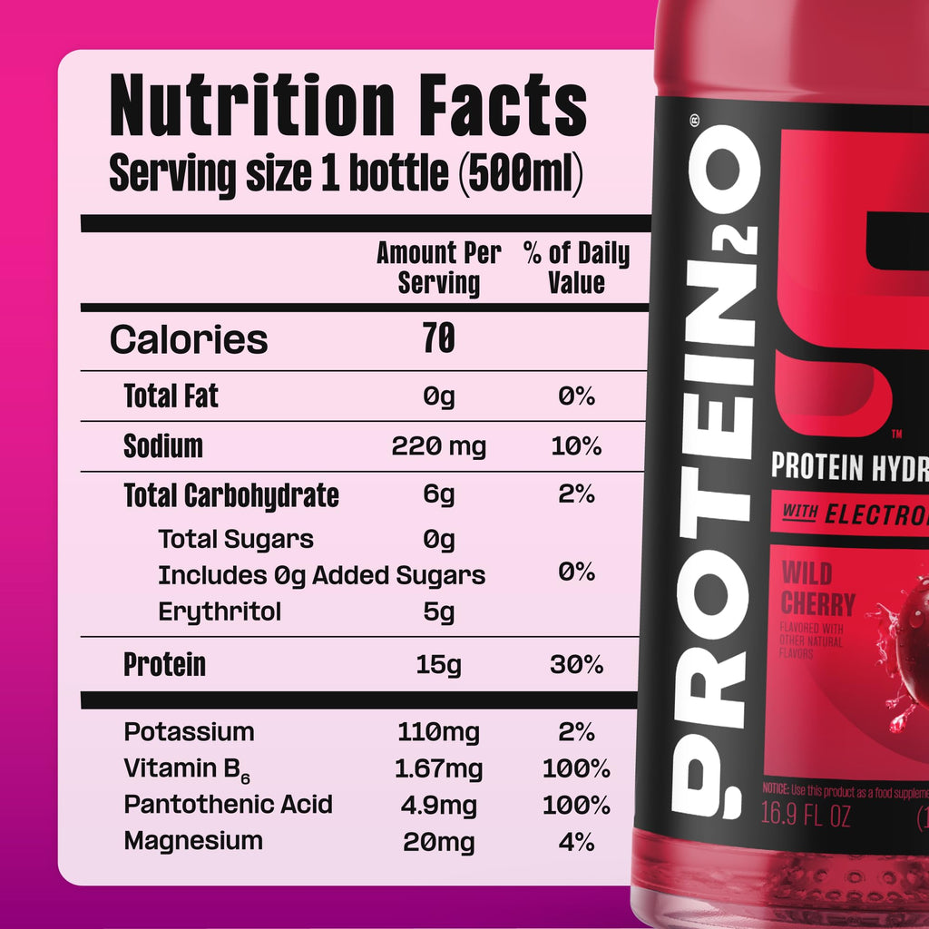 Clear Whey Protein Isolate and Electrolyte Drink 15g Protein 16.9 Fl Oz 12 Count S1408