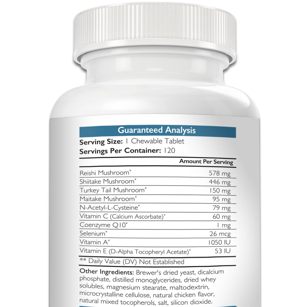 Immune Support for Dogs 120 Chewable Tablets T165095