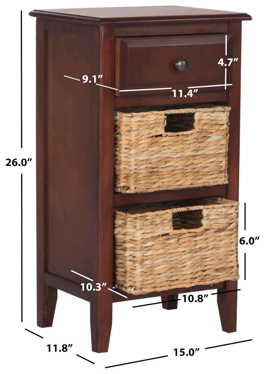 Cherry Wood Side Table T1965