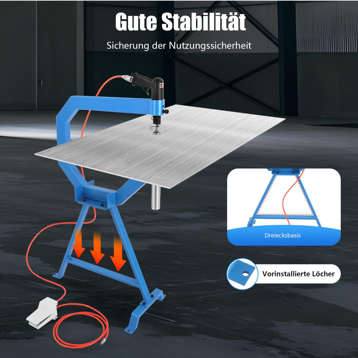 Pneumatic Planishing Hammer Air Powered Tool Y2889