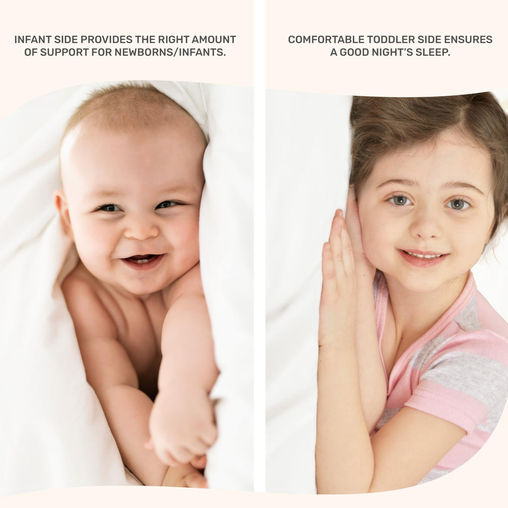 2-in-1 Mini Crib Mattress, Dual-Sided Waterproof H795188