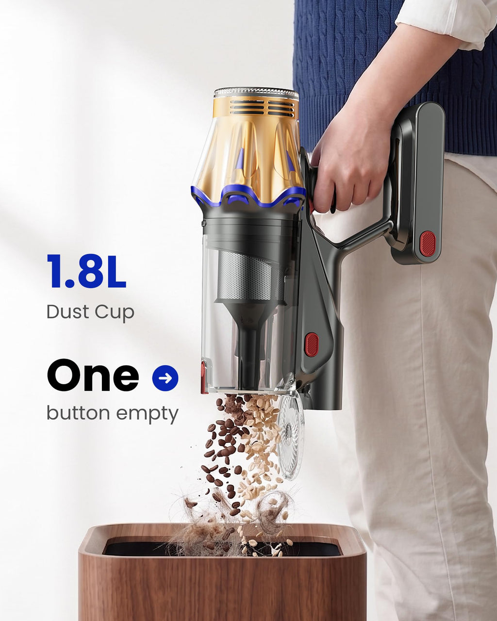 650W 60KPA Cordless Stick Vacuum Cleaner W401