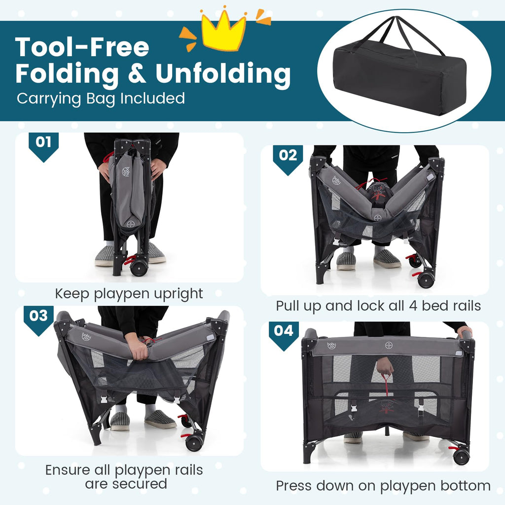 5-in-1 Pack and Play with Canopy Z109