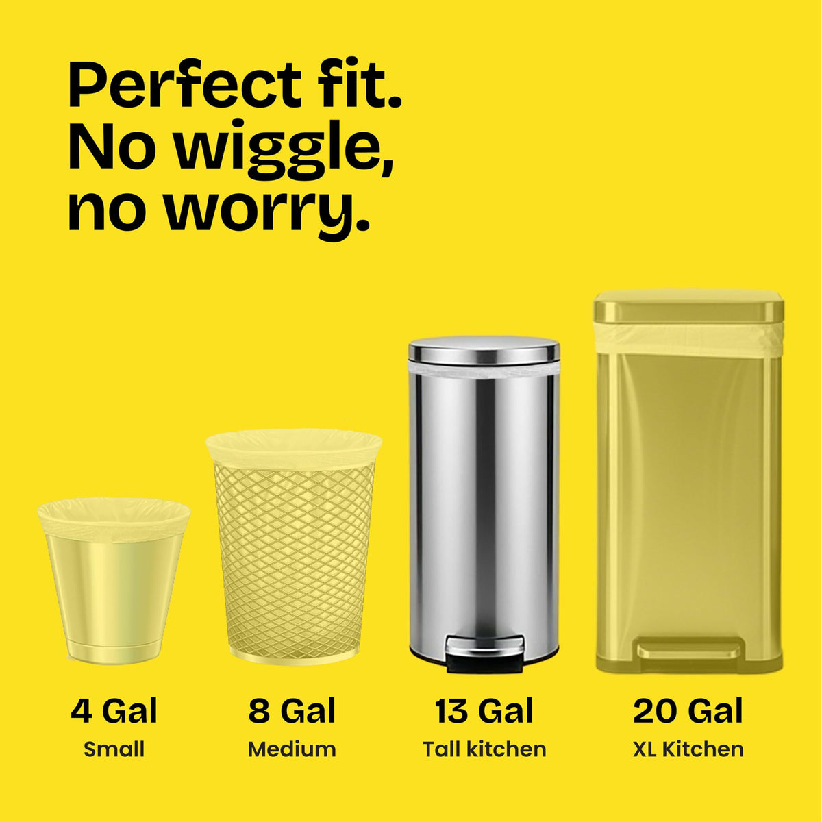 Tall Kitchen Trash Bags 13 Gal 34 Ct P819288