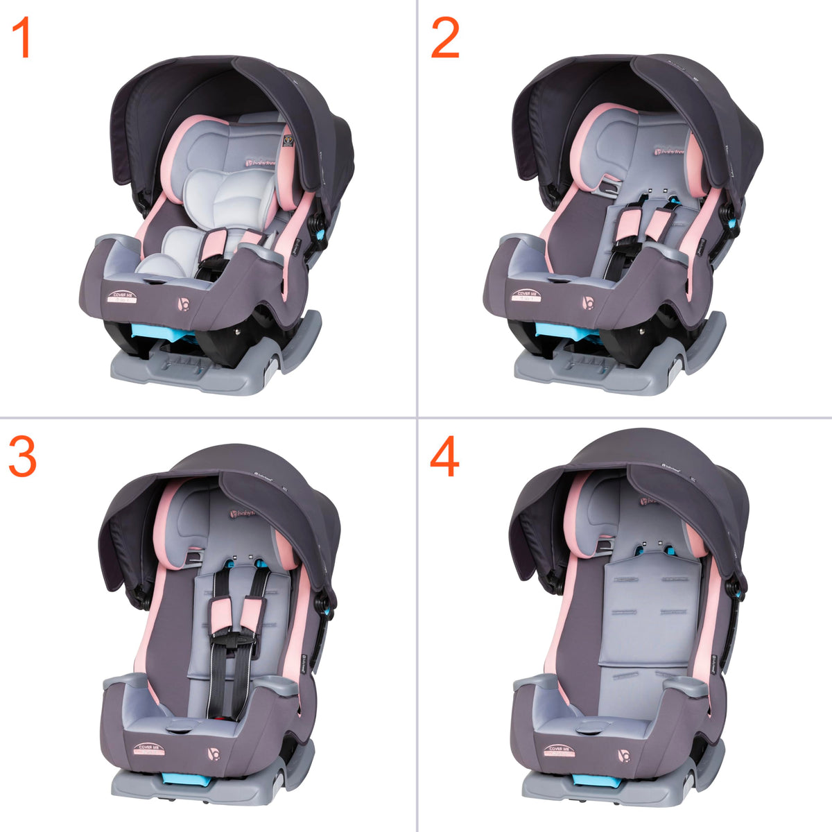 4-in-1 Convertible Car Seat U274