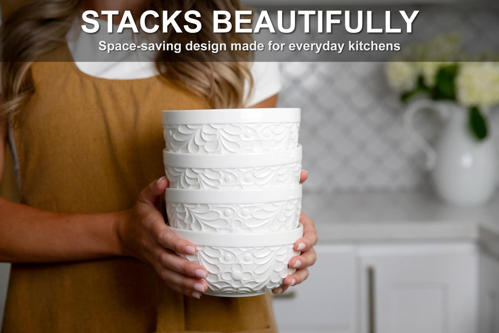22 Oz Ceramic Bowls Set of 4 T10532