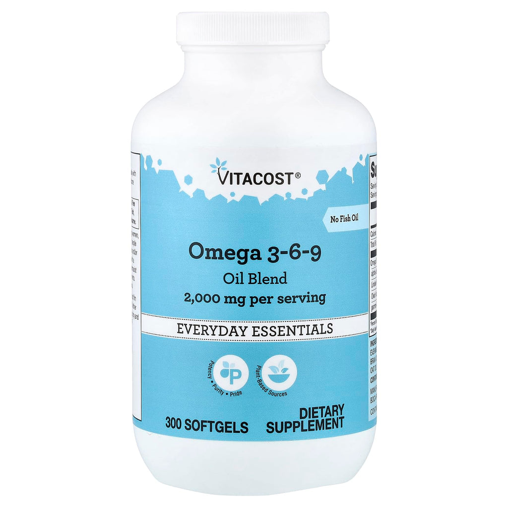 Omega 3-6-9 Oil Blend 300 Softgels 1,000 mg A85255