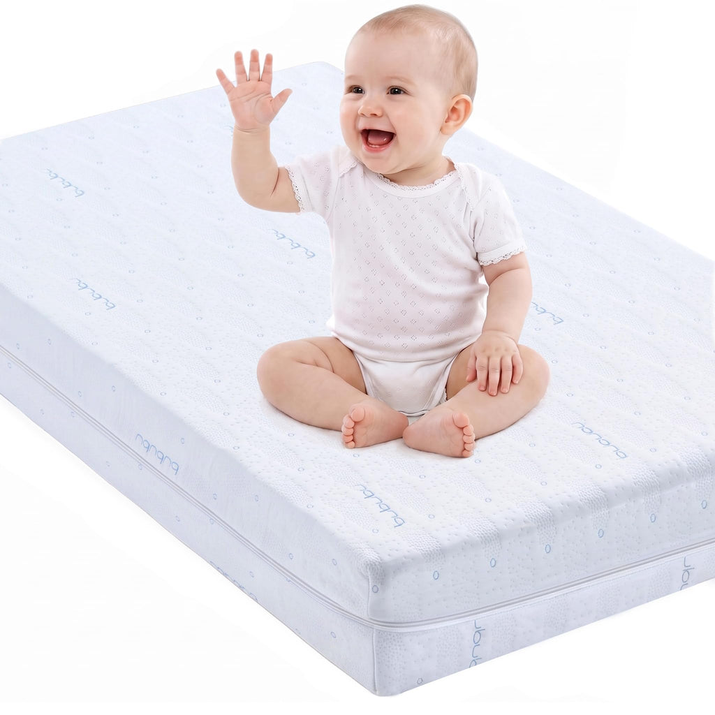 52x27.5x6 Dual-Sided Gel Memory Foam Crib Mattress S7201