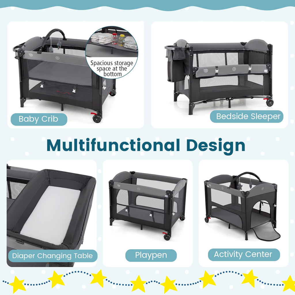 5-in-1 Pack and Play with Canopy Z109