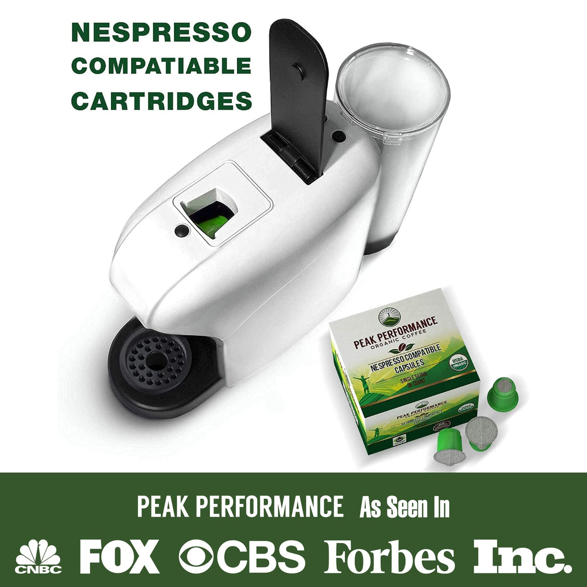 Organic Capsules for Nespresso Machines V8671