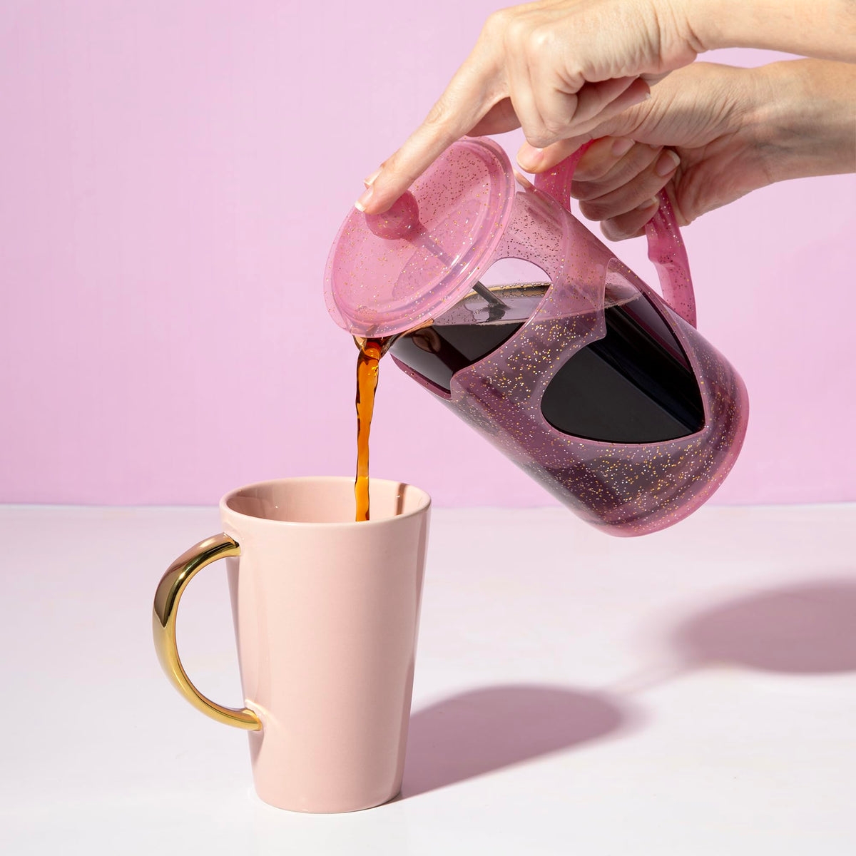 8-Cup Pink French Press Coffee Maker M188707