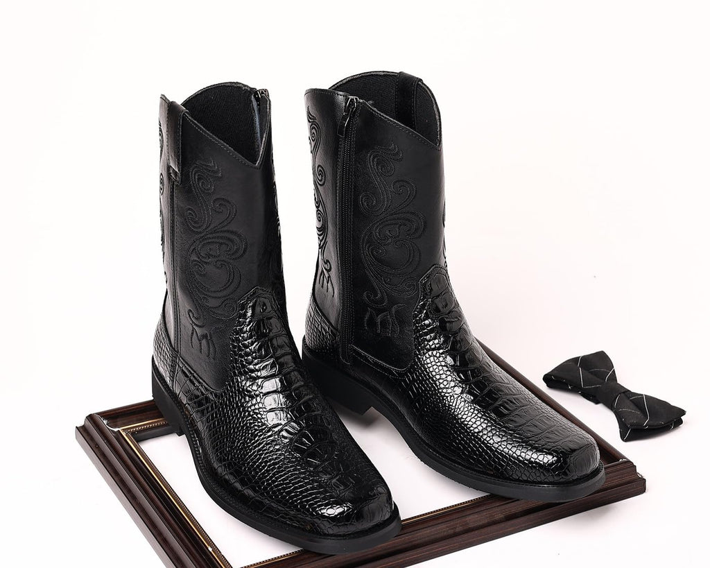 Crocodile Western Cowboy Boots K8834