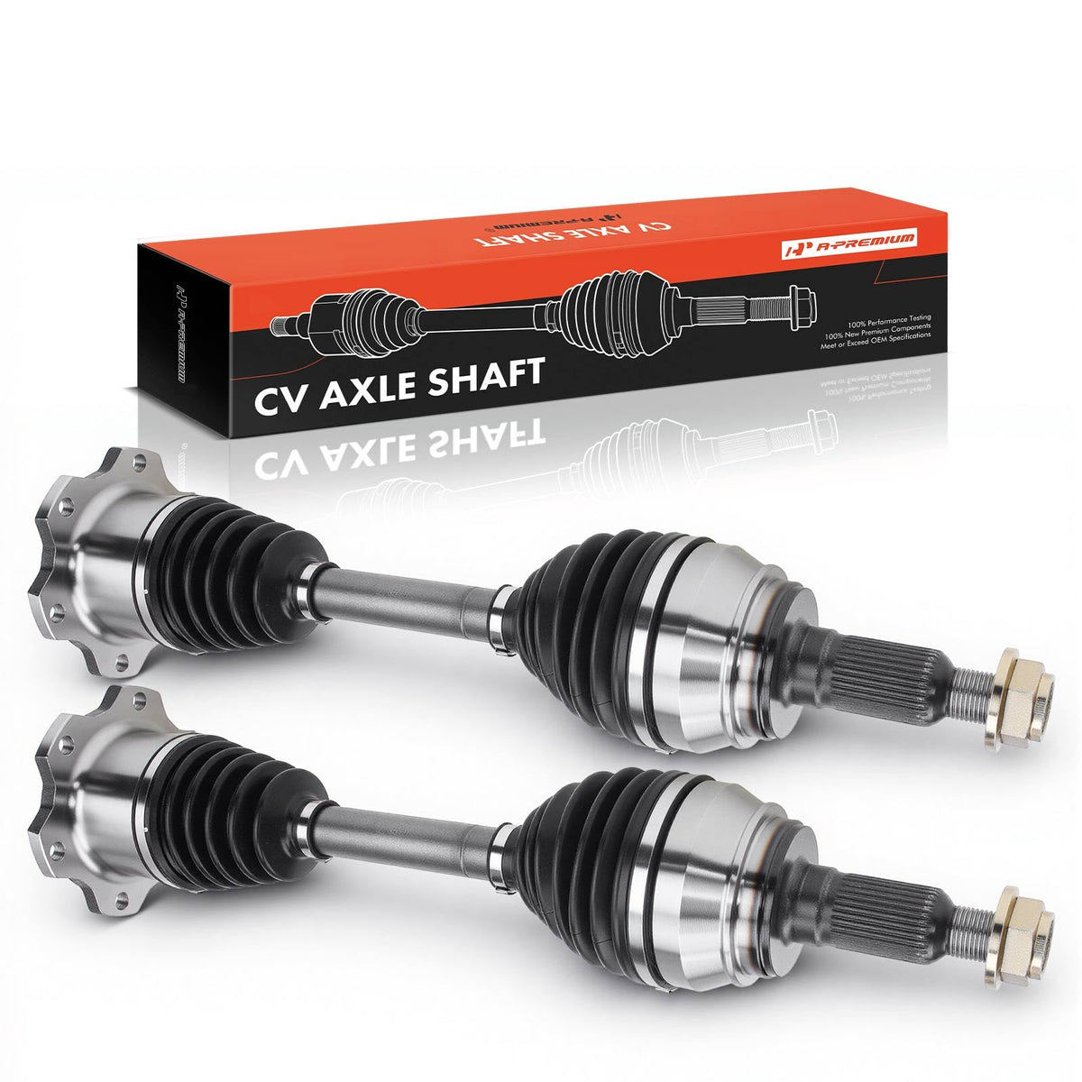 Set of 2 Front CV Axle Shaft Assembly Q616662