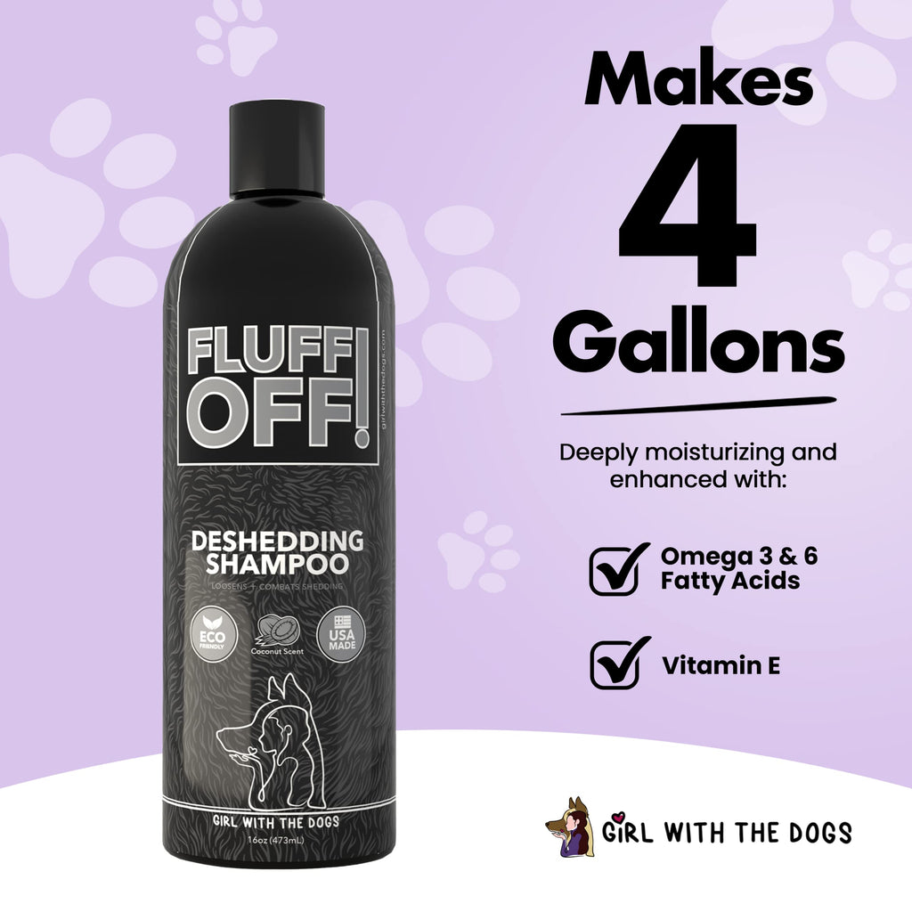 Natural Deshedding Dog & Cat Shampoo J76086