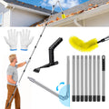 13FT Adjustable Gutter Cleaning Brush Kit with Shovel W841
