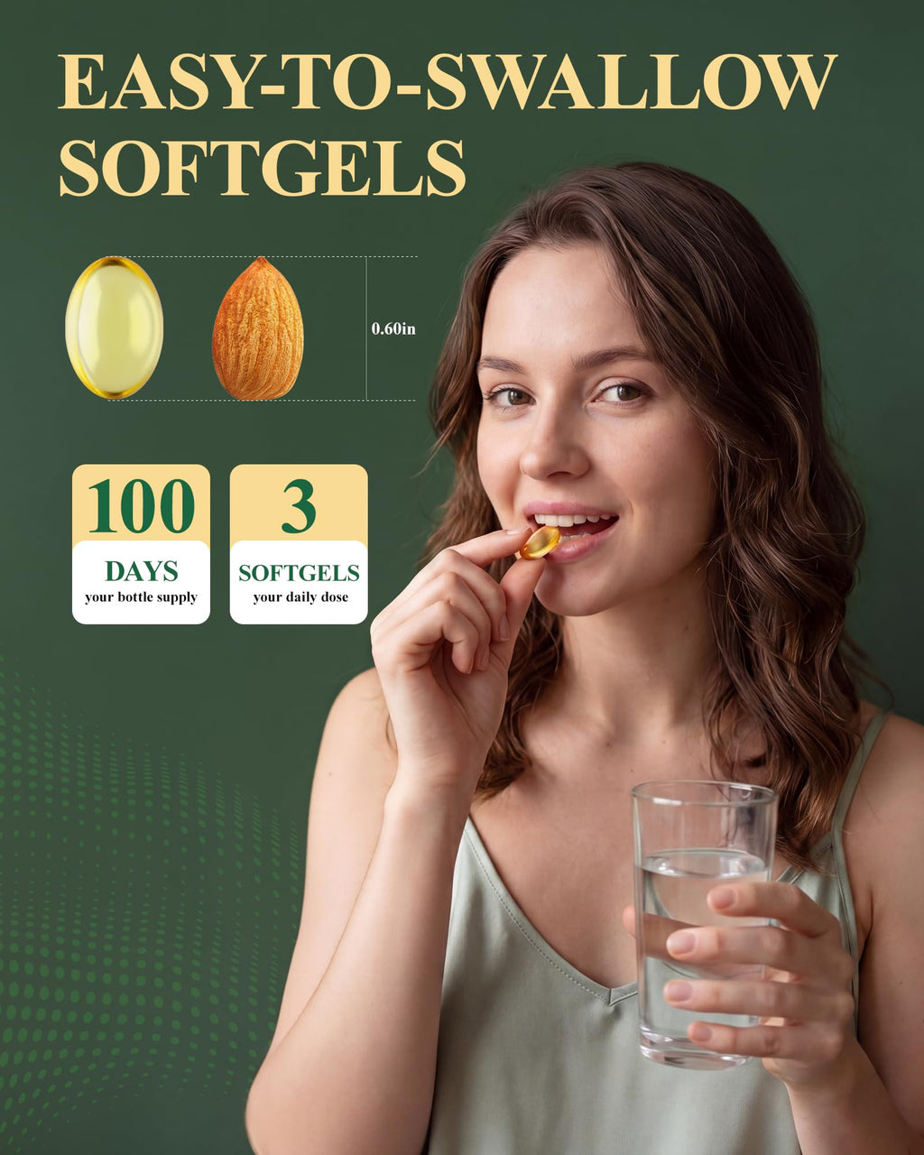Odorless Garlic Supplement, 300 Softgels Y6737