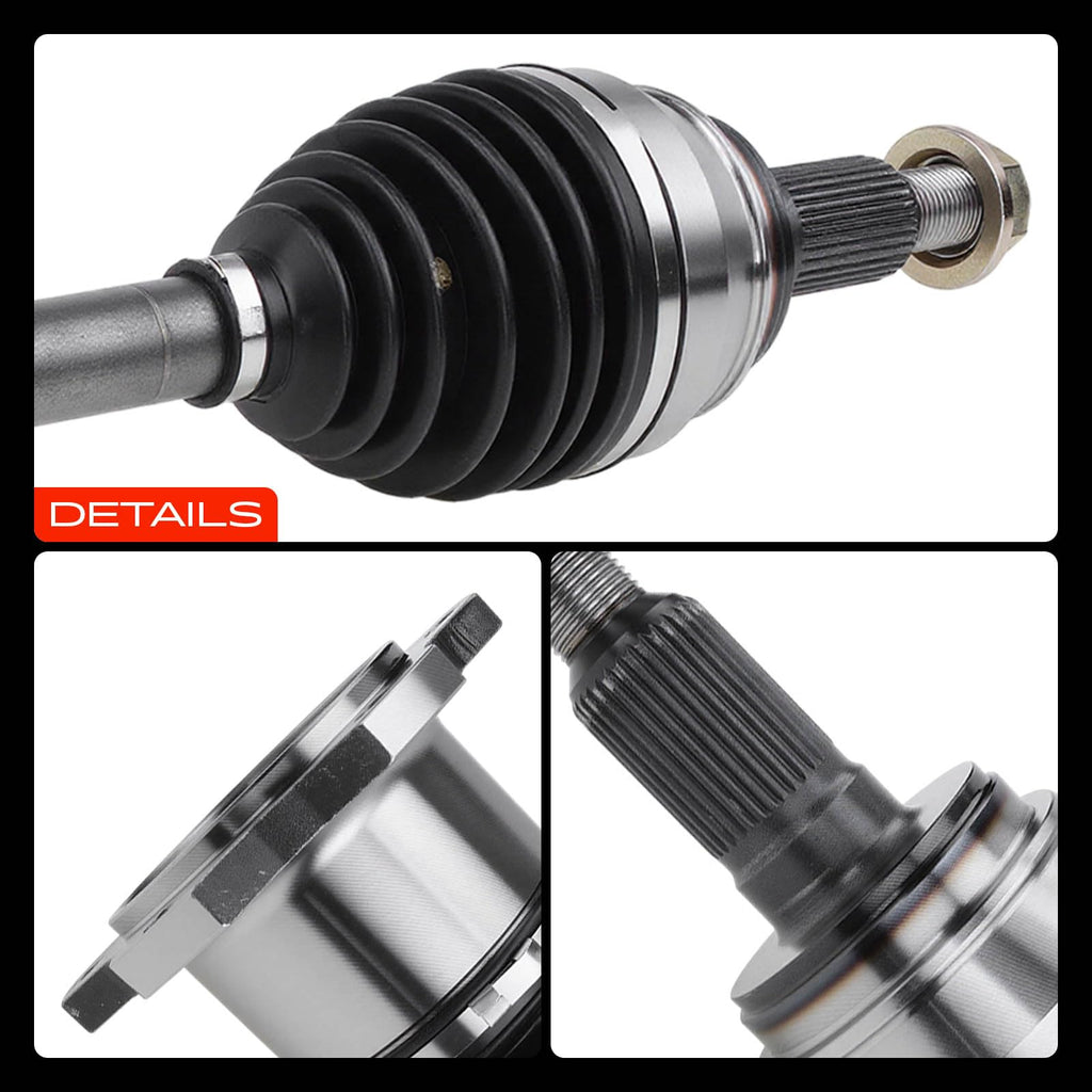 Set of 2 Front CV Axle Shaft Assembly Q616662