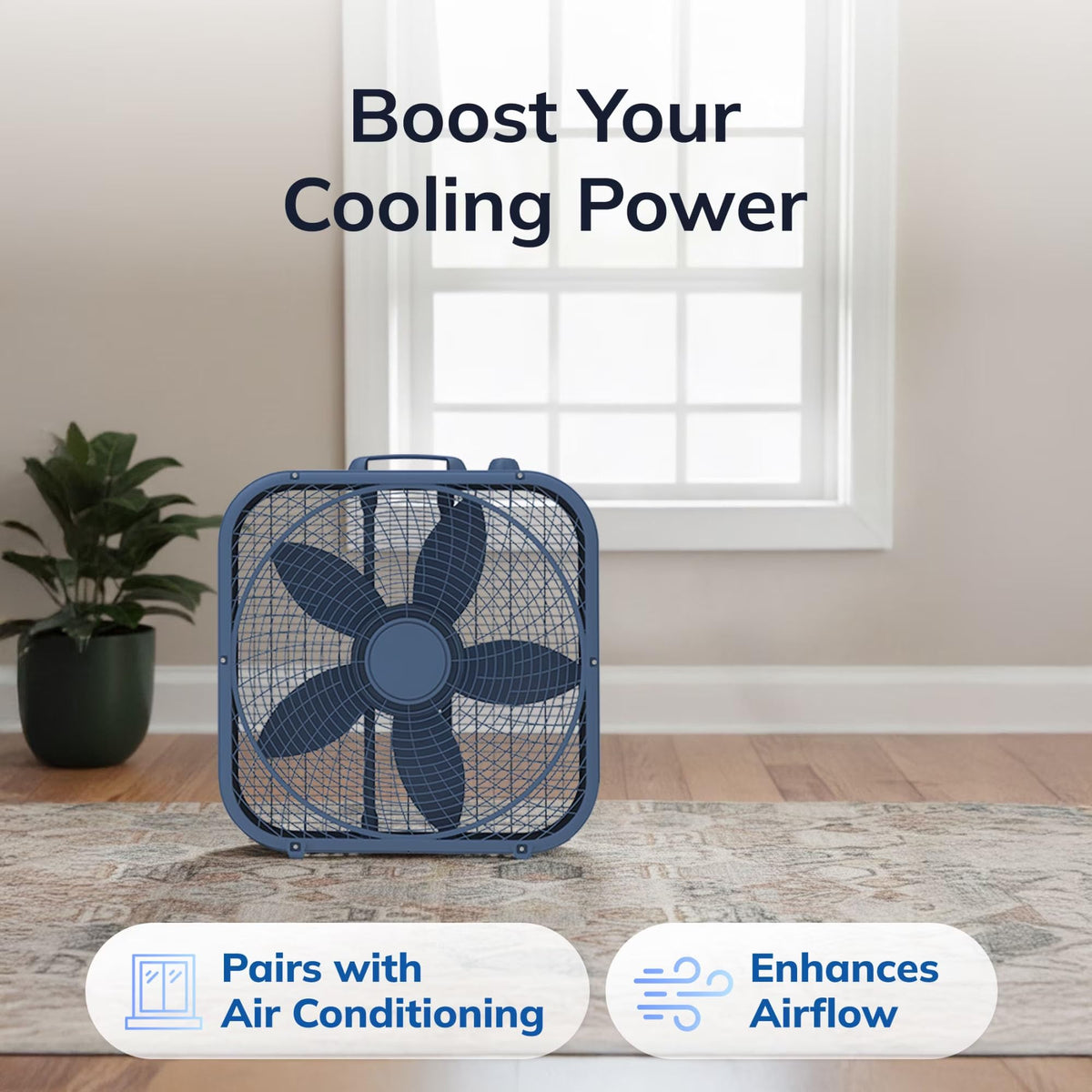 20" 3-Speed Weather-Resistant Box Fan C454