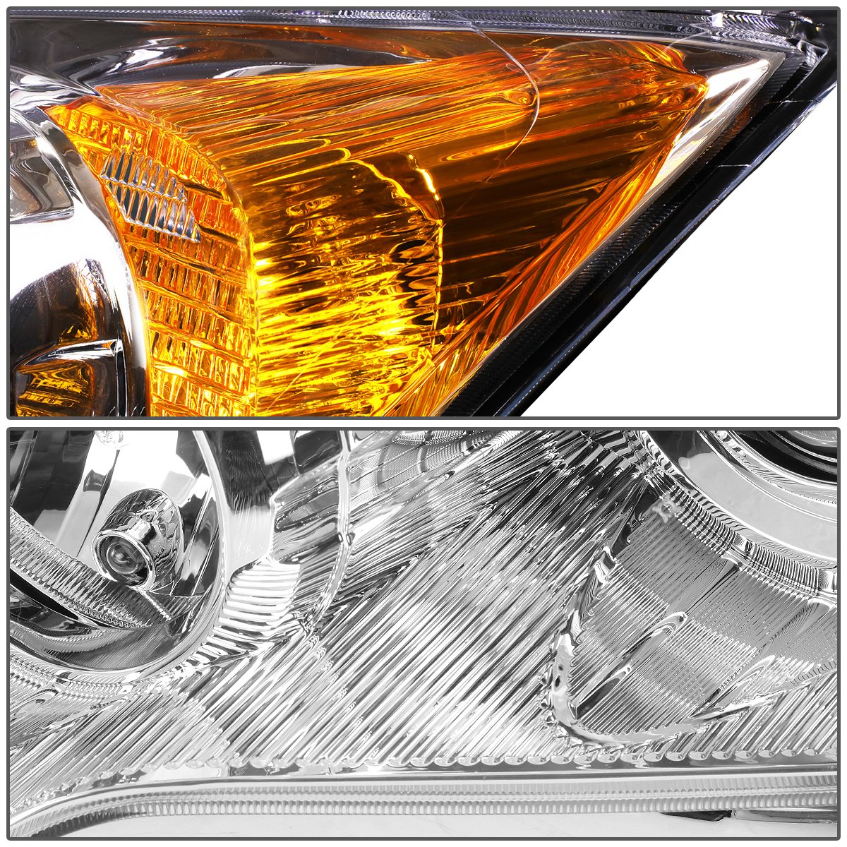 Projector Headlights Assembly Chrome Housing R56569