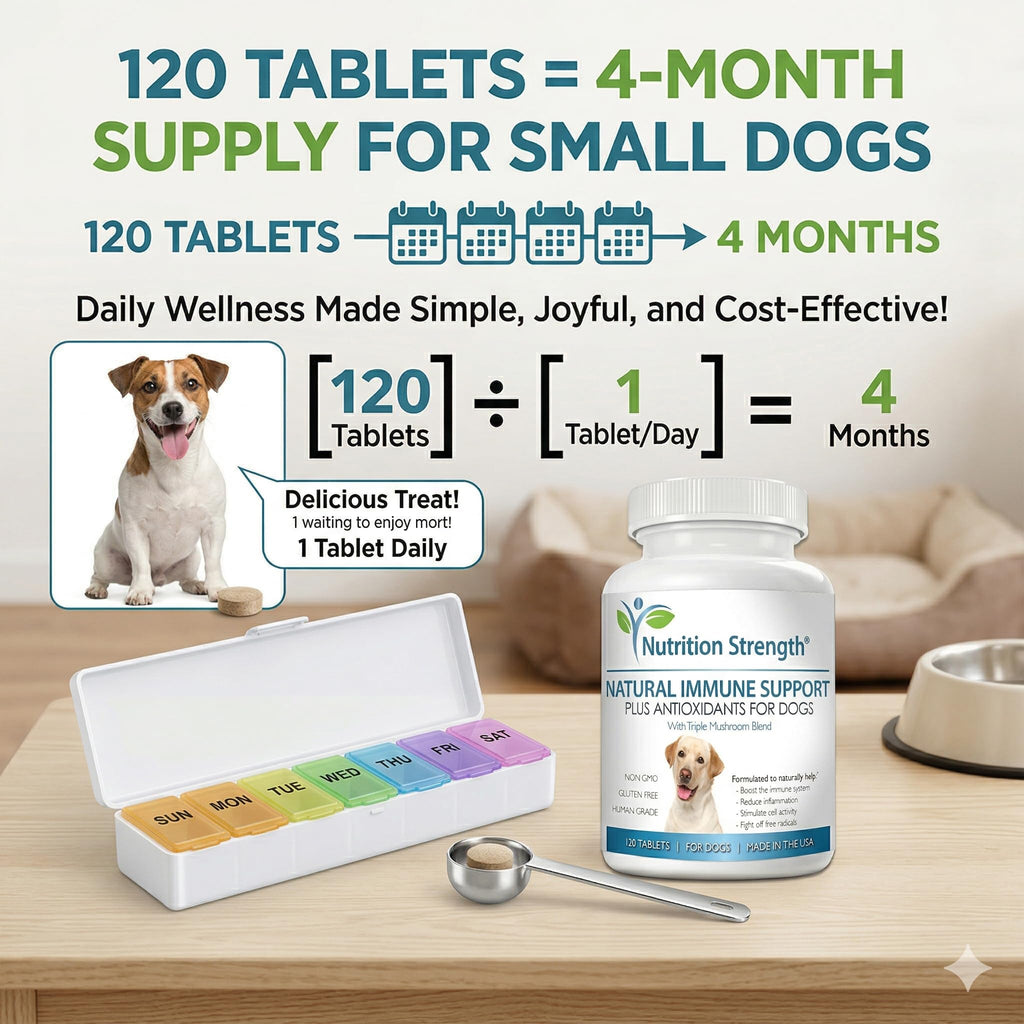 Immune Support for Dogs 120 Chewable Tablets T165095