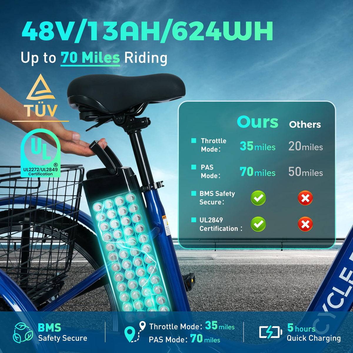 3 Wheel Electric Bike Z8287