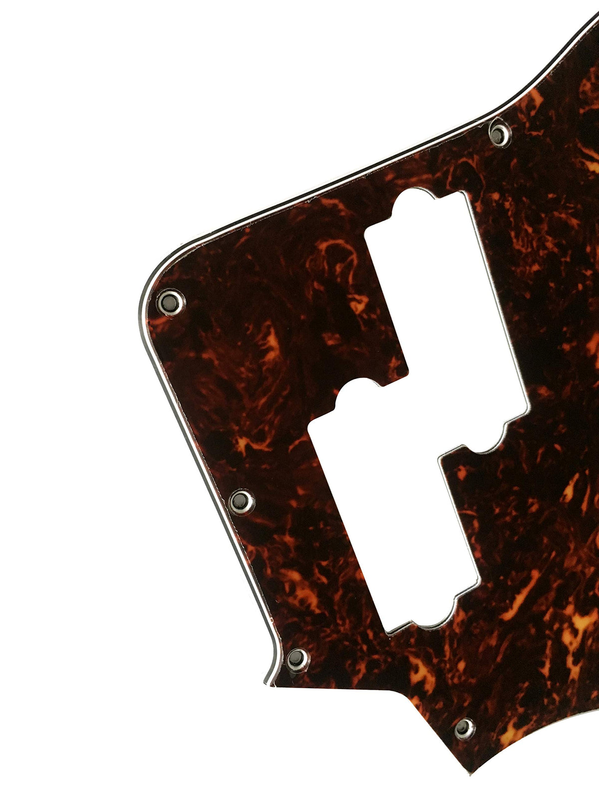 4 Ply Brown Tortoise Short Scale Guitar Pickguard U81415