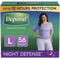 Large Disposable Overnight Incontinence Underwear 14 Count O10670
