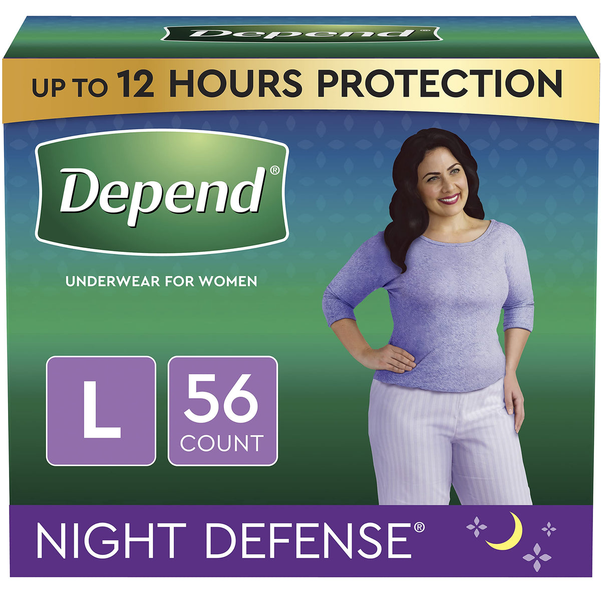 Large Disposable Overnight Incontinence Underwear 14 Count O10670