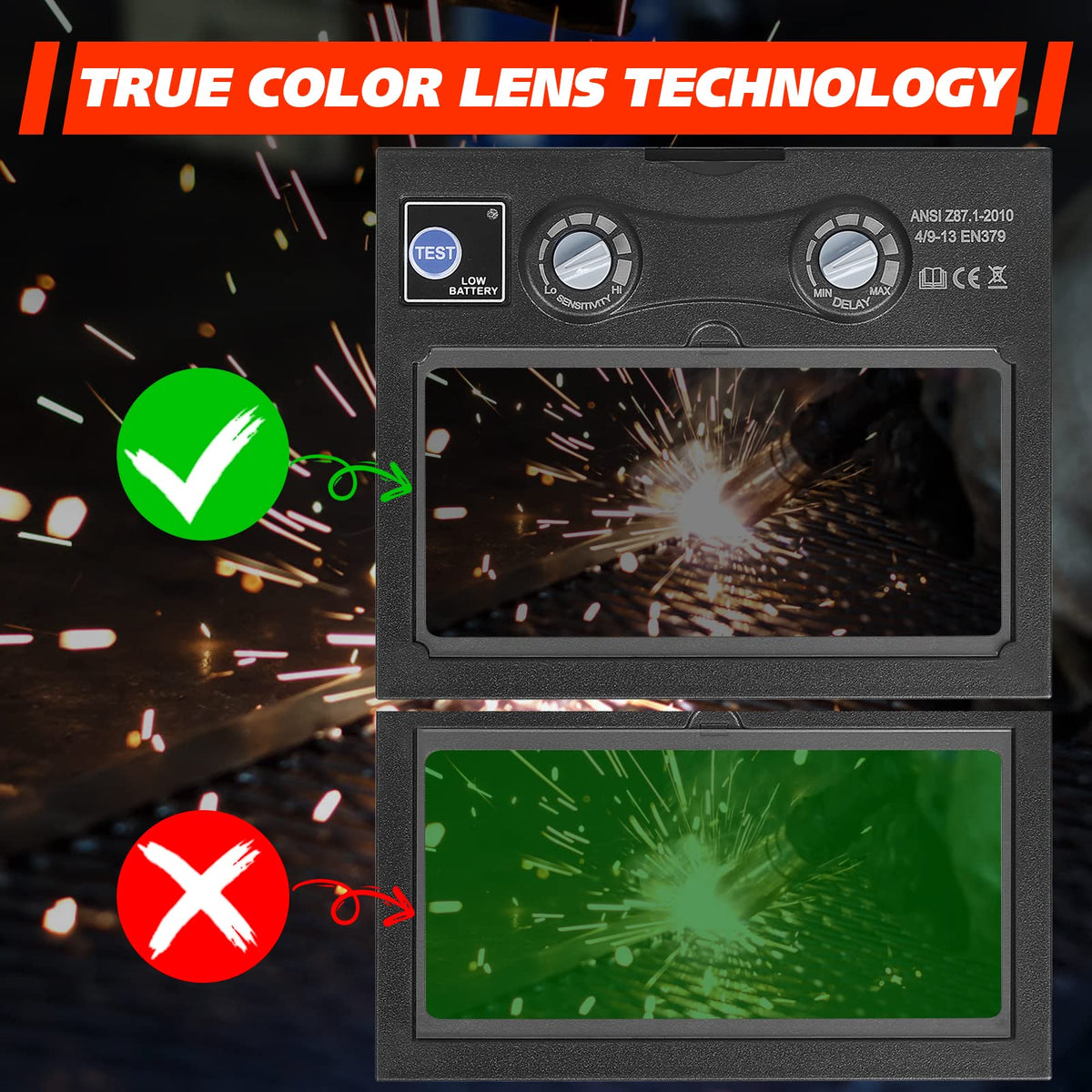 Auto Darkening Welding Lens T76408