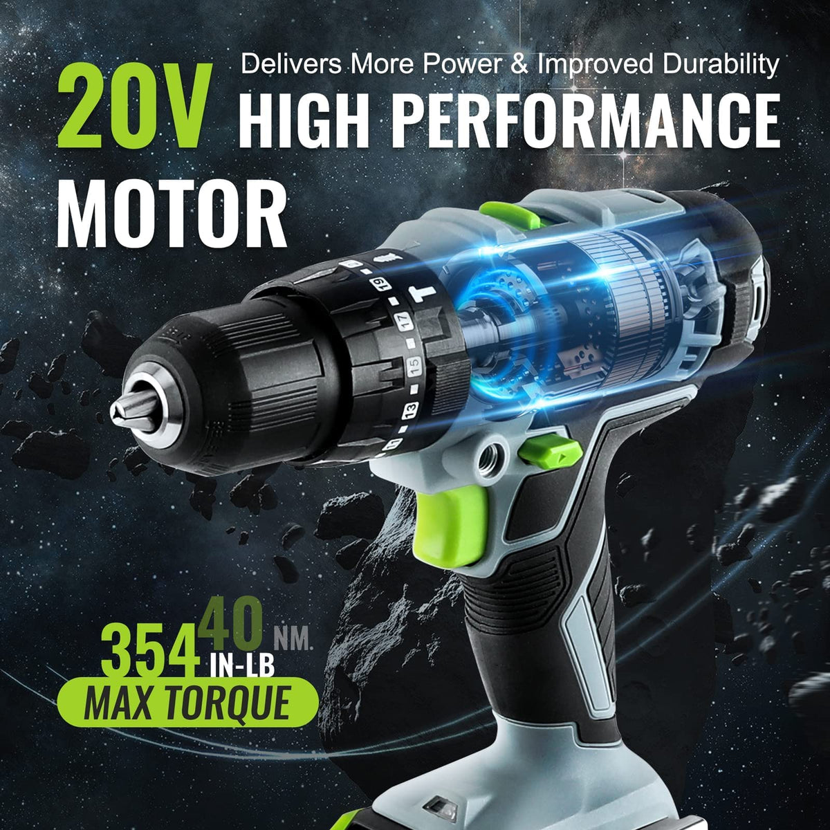 20V MAX Cordless Drill Driver Set N239
