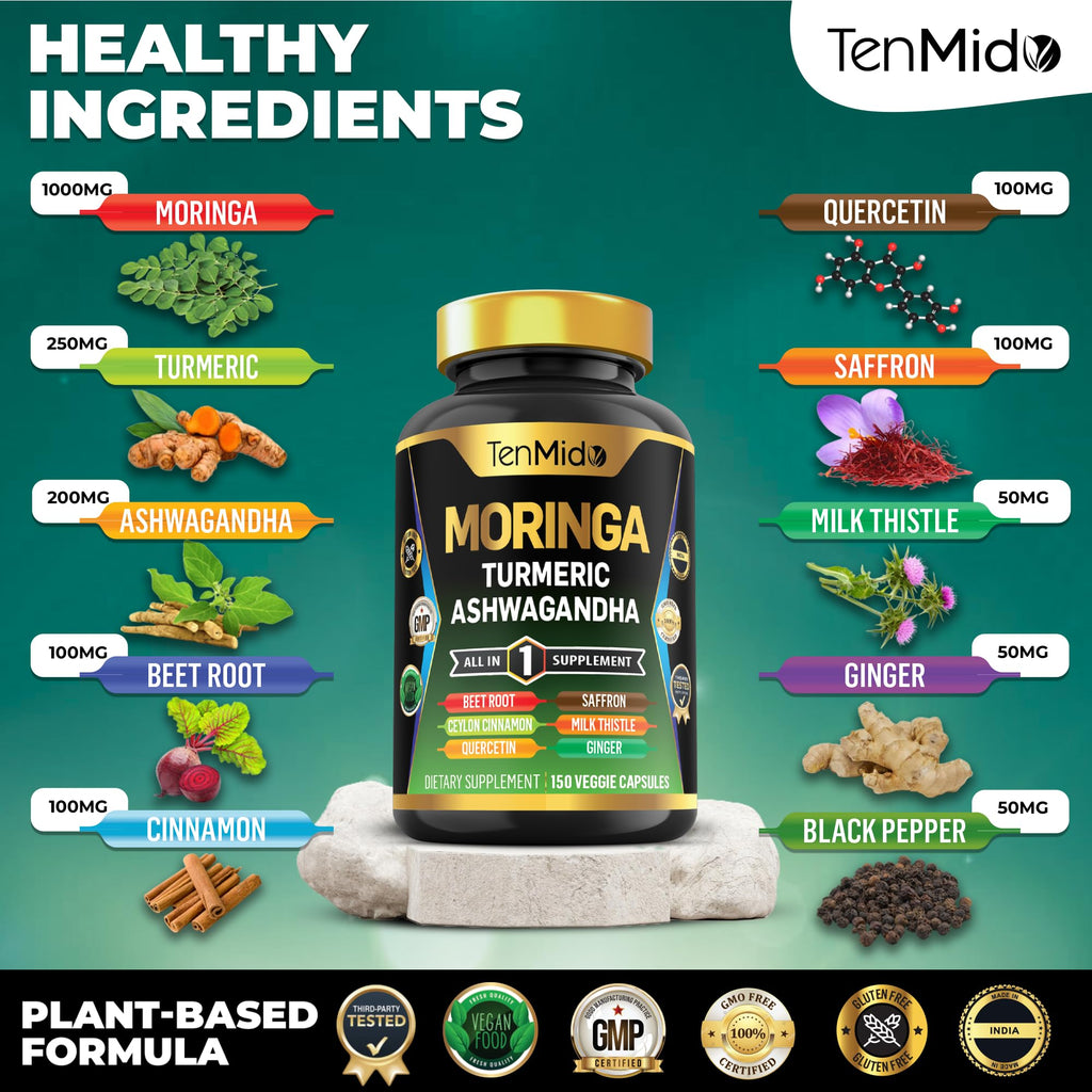 Moringa Oleifera 10in1 Formula 150 Capsules K621