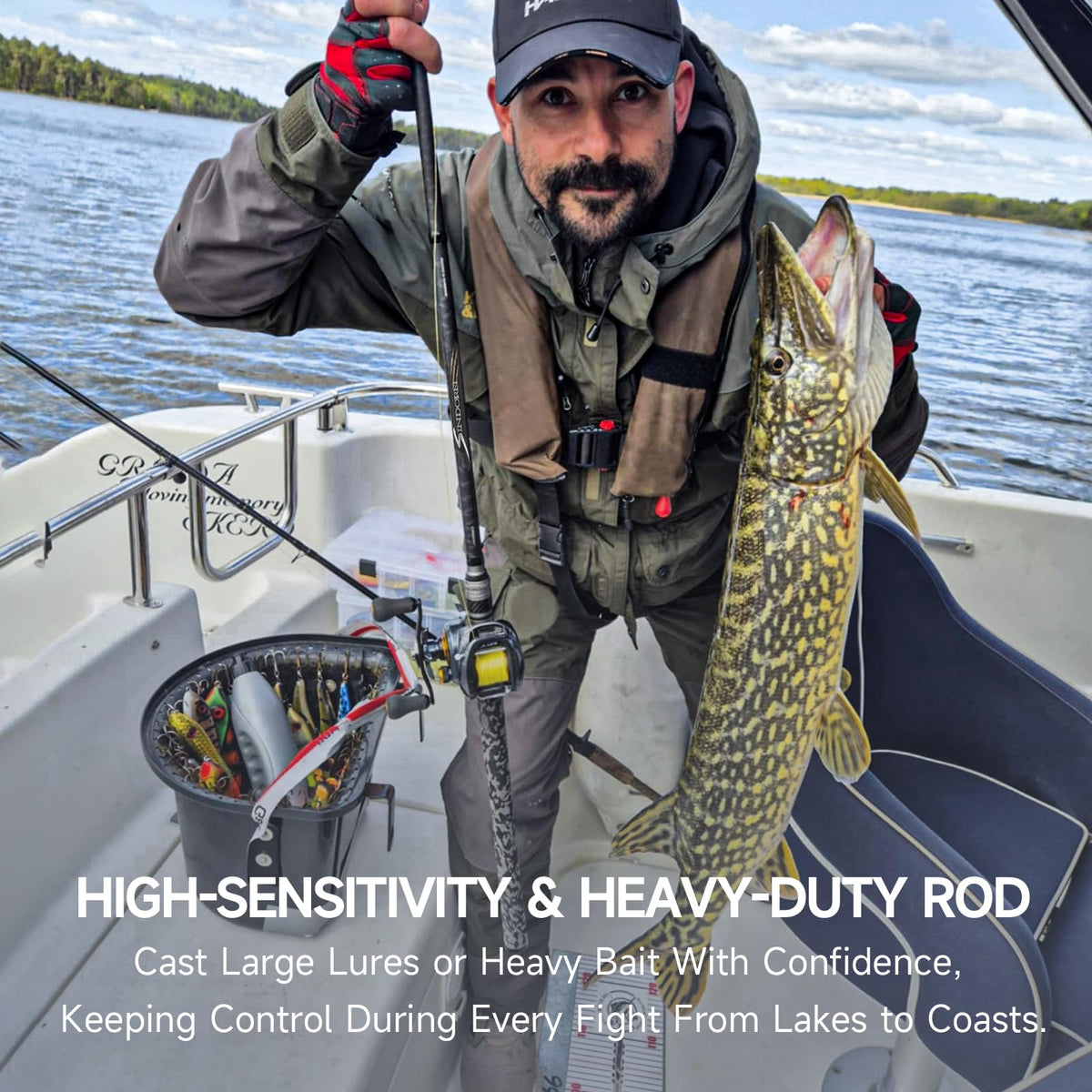 Heavy 2-Piece Fishing Rod R948