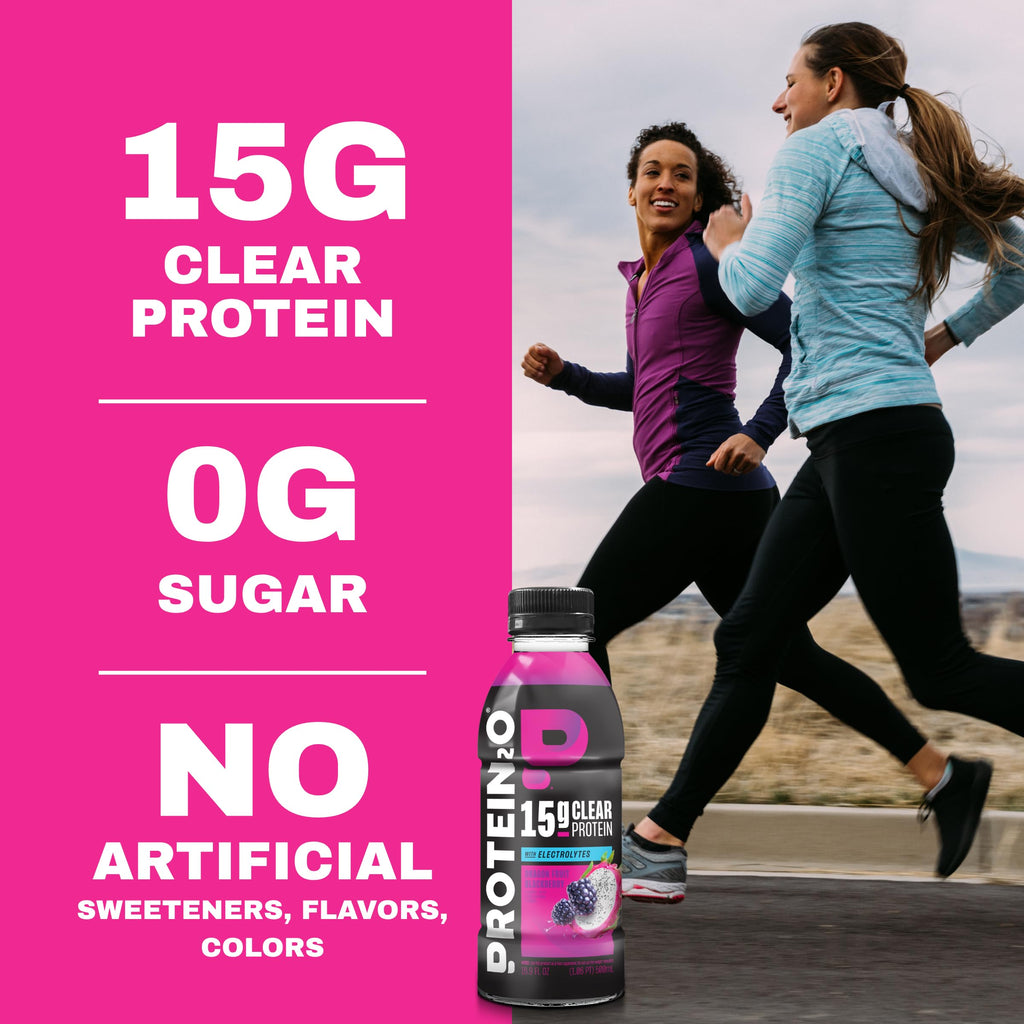 Clear Whey Protein Isolate and Electrolyte Drink 15g Protein 16.9 Fl Oz 12 Count S1408