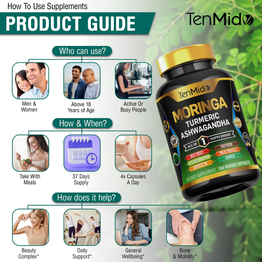 Moringa Oleifera 10in1 Formula 150 Capsules K621