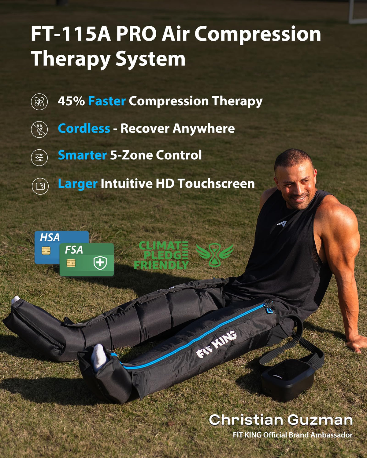 Cordless Leg Massager Compression Boots W6952
