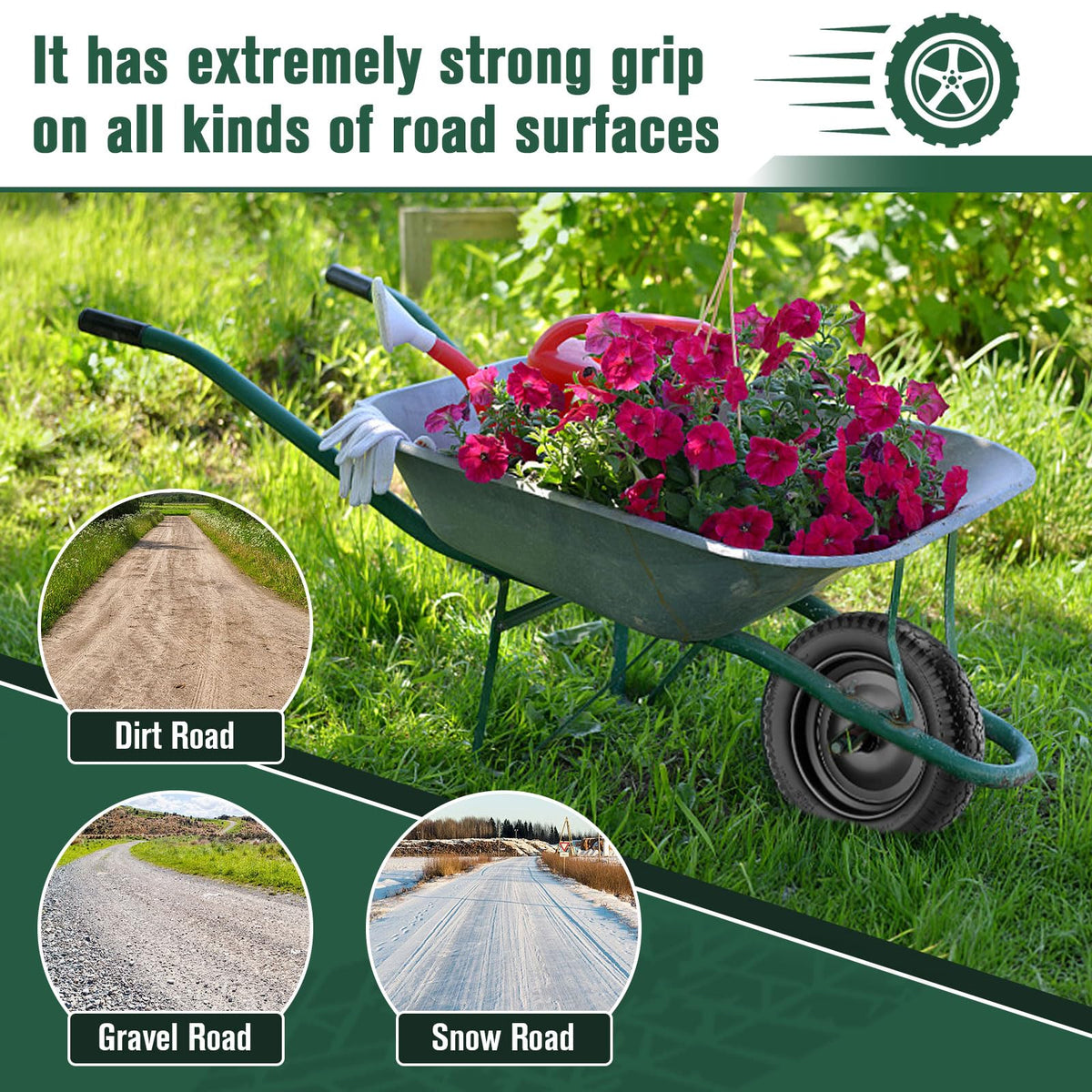 4.80/4.00-8 Wheelbarrow Tire N4823
