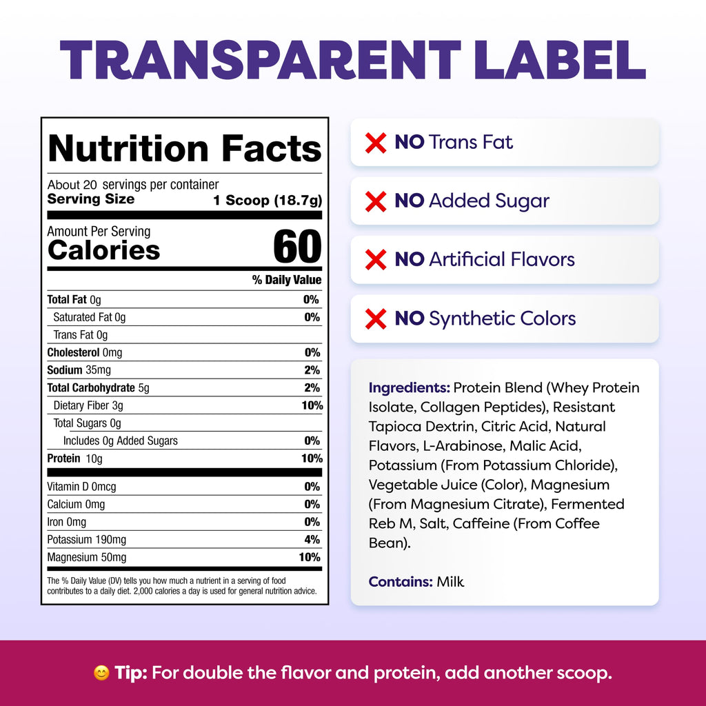 Clear Whey Protein Powder Strawberry Berry Acai K862