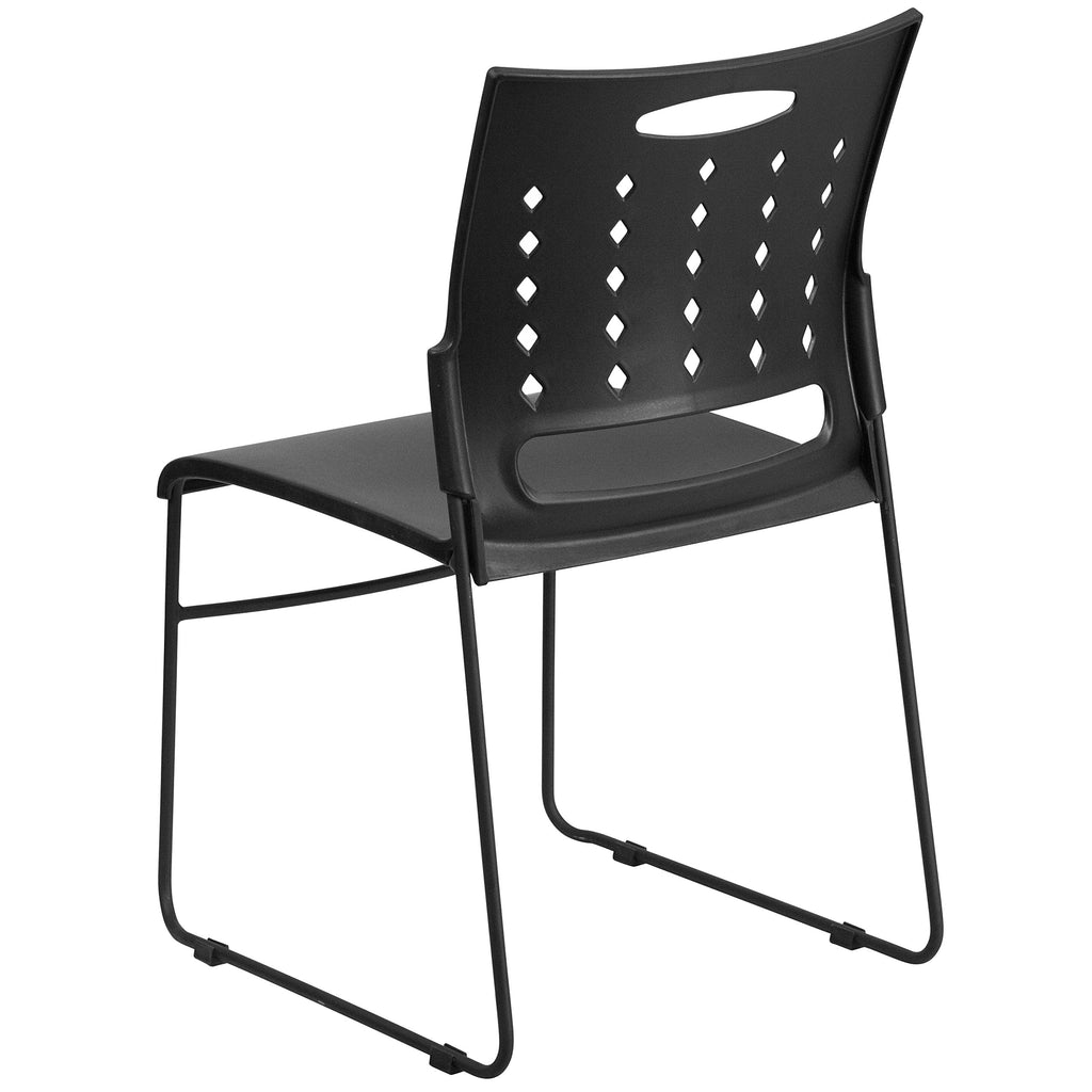 Black Stacking Chairs Set of 5 S2161